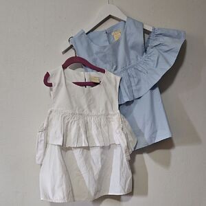 Blue and White Blouses with Elegant Style